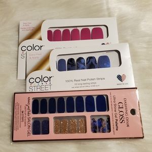 3 Sets of Press On Nail Strips
